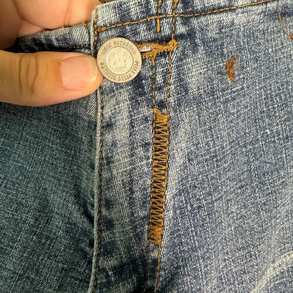 Vintage Limited Edition Pelle Pelle Womens Y2K Denim Jeans Low Rise Size 31 - Picture 4 of 10